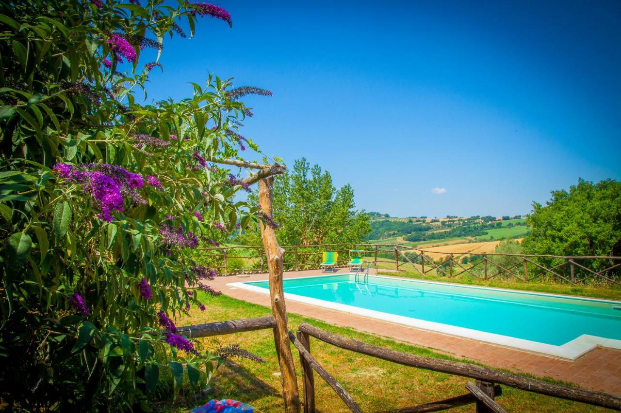Agriturismo Bio Tra Cielo E Terra Appartement Grutti Buitenkant foto