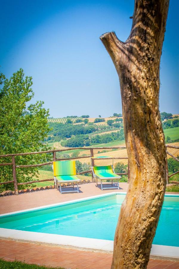 Agriturismo Bio Tra Cielo E Terra Appartement Grutti Buitenkant foto