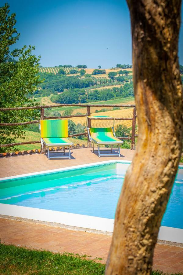 Agriturismo Bio Tra Cielo E Terra Appartement Grutti Buitenkant foto
